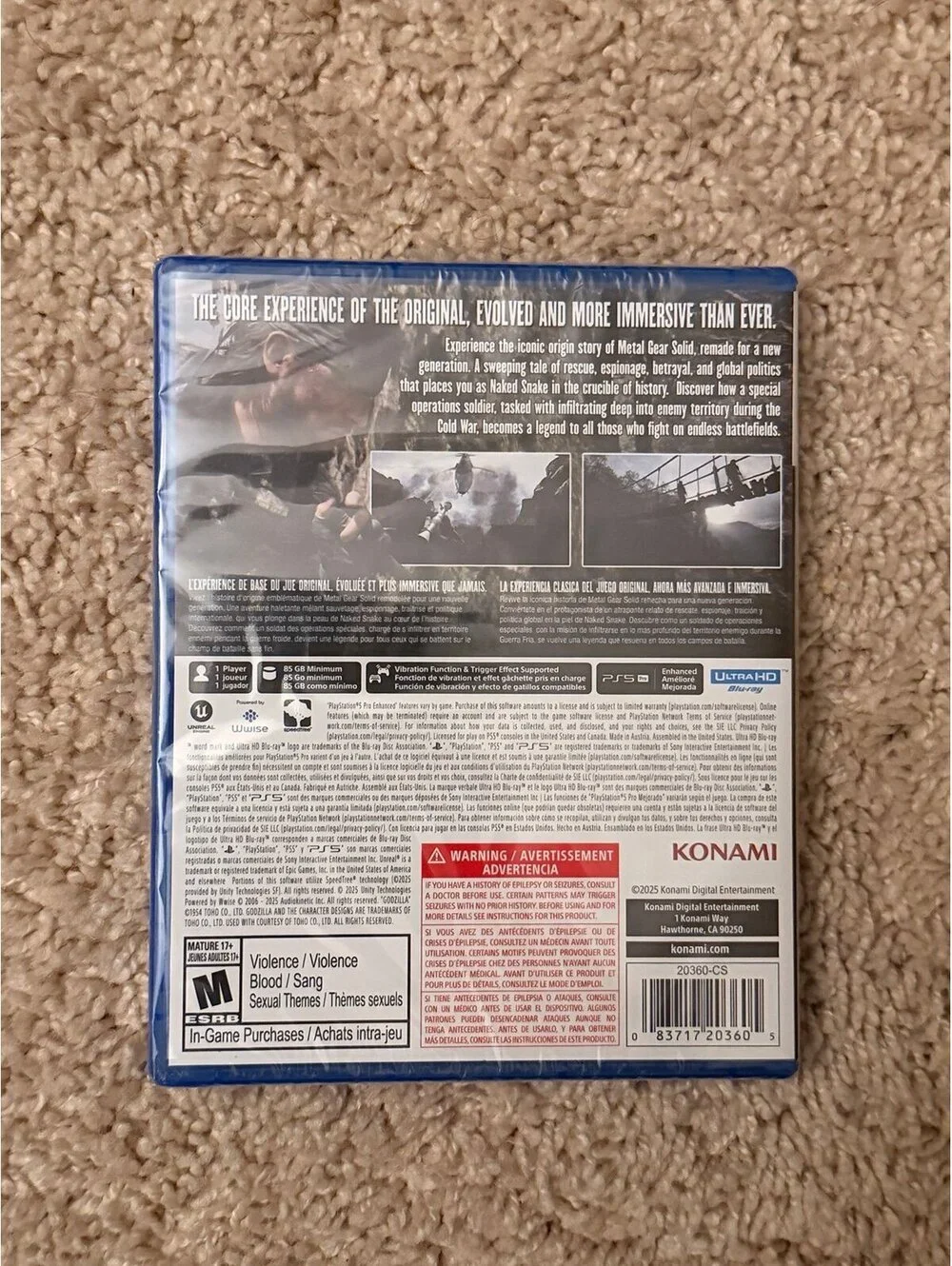 Metal Gear Solid Delta: Snake Eater for PlayStation 5